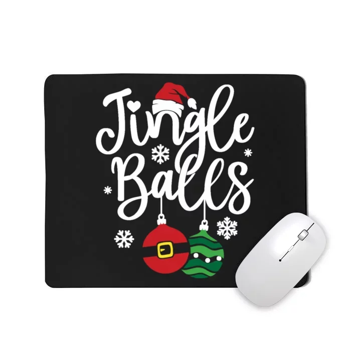 Jingle Balls Tinsel Tits Couples Christmas Matching Couple Mousepad