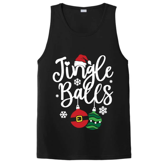 Jingle Balls Tinsel Tits Couples Christmas Matching Couple Performance Tank