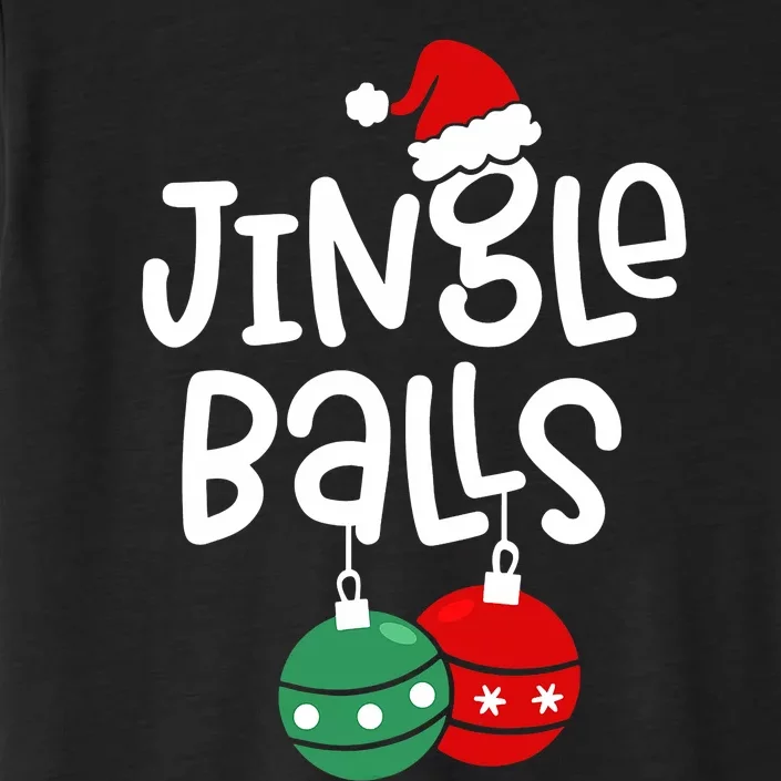 Jingle Balls Tinsel Tits Couple Christmas Couples Matching ChromaSoft Performance T-Shirt