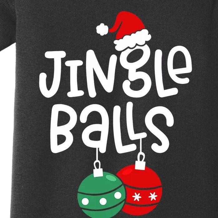 Jingle Balls Tinsel Tits Couple Christmas Couples Matching Baby Bodysuit