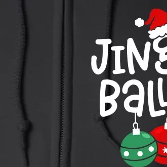 Jingle Balls Tinsel Tits Couple Christmas Couples Matching Full Zip Hoodie