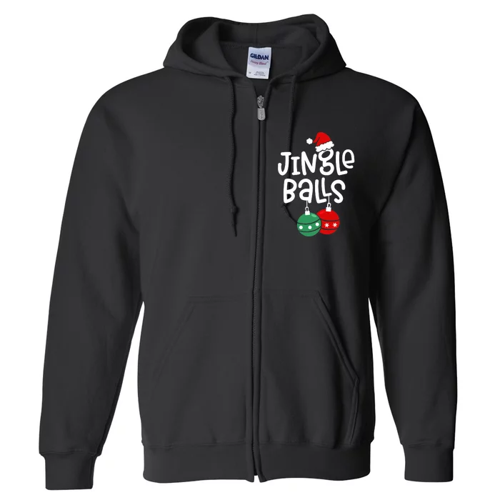 Jingle Balls Tinsel Tits Couple Christmas Couples Matching Full Zip Hoodie