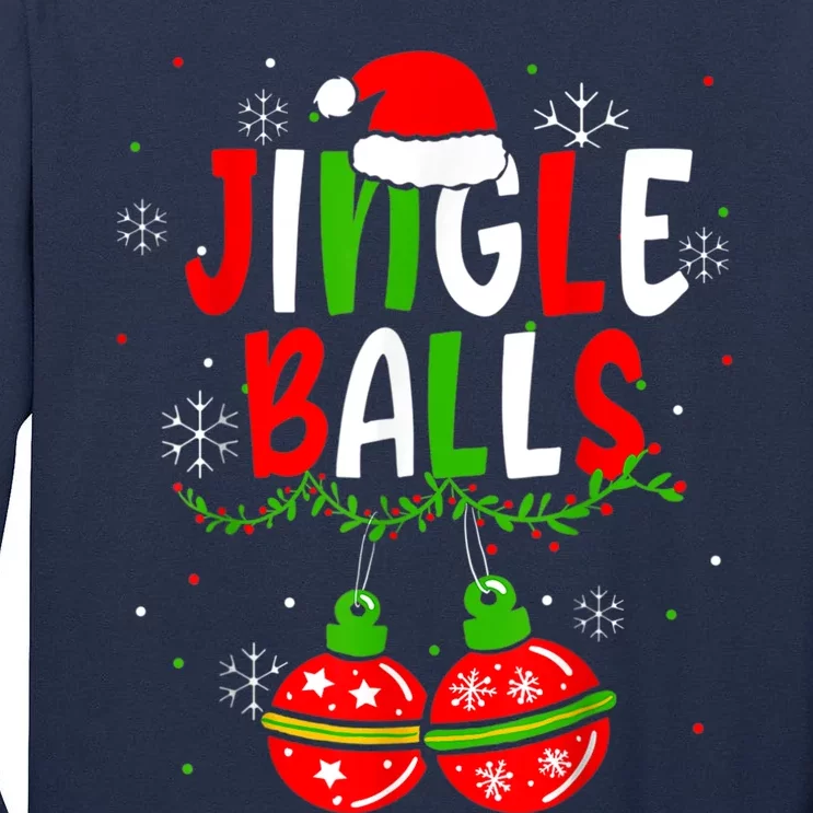 Jingle Balls Tinsel Tits Funny Matching Couple Chestnuts Tall Long Sleeve T-Shirt