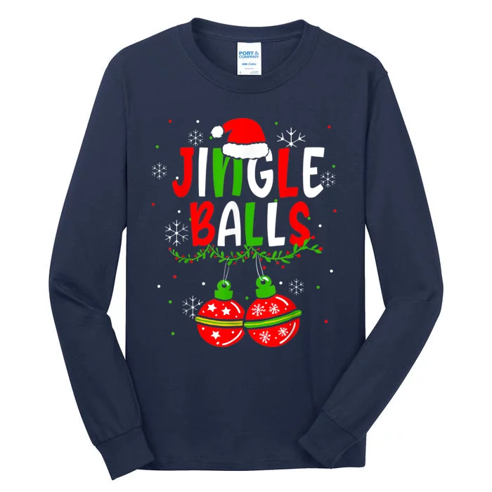 Jingle Balls Tinsel Tits Funny Matching Couple Chestnuts Tall Long Sleeve T-Shirt