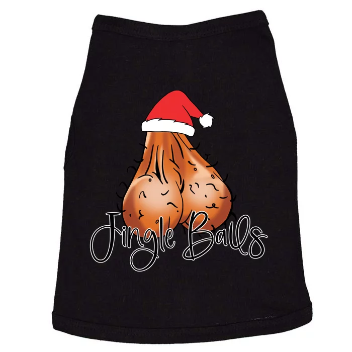 Jingle Balls Tinsel Tits Funny Christmas Matching Couple Doggie Tank