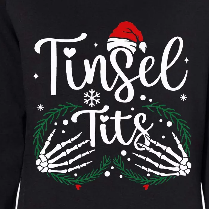 Jingle Balls Tinsel Tits Matching Xmas Couples Womens California Wash Sweatshirt