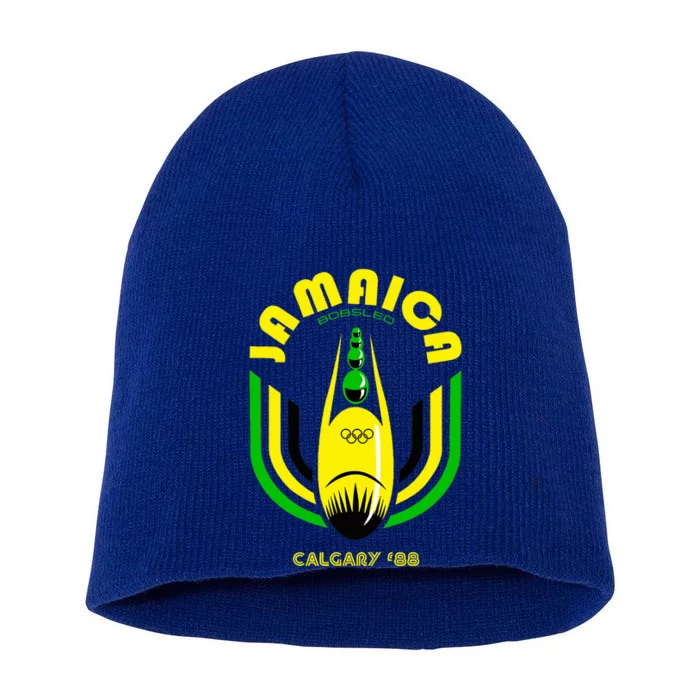 Jamaica Bobsled Team Vintage 1988 Short Acrylic Beanie