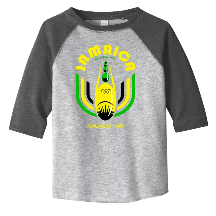 Jamaica Bobsled Team Vintage 1988 Toddler Fine Jersey T-Shirt