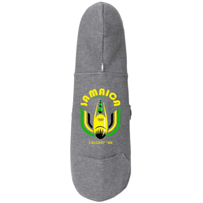 Jamaica Bobsled Team Vintage 1988 Doggie 3-End Fleece Hoodie