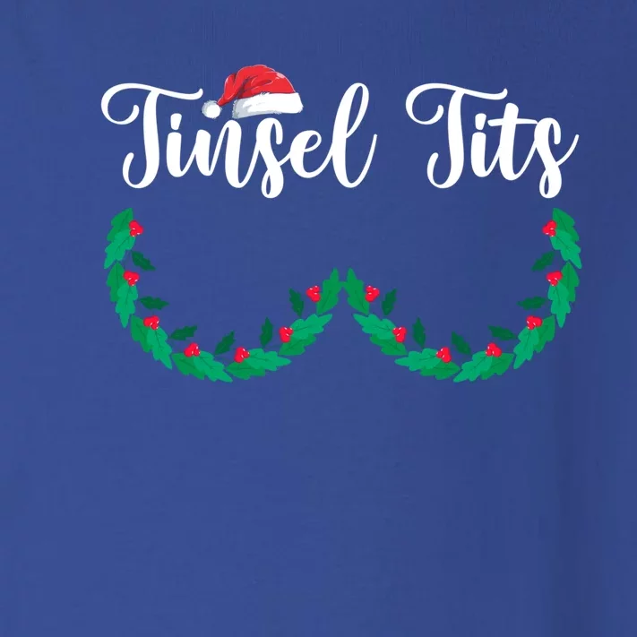 Jingle Balls Tinsel Tits Funny Couple Christmas Tinsel Tits Gift Toddler Long Sleeve Shirt