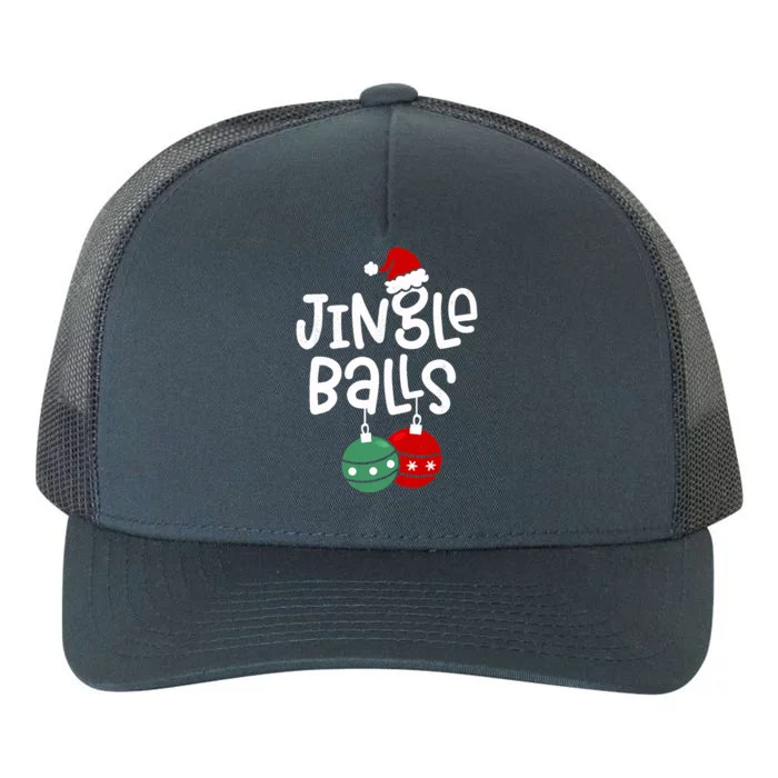 Jingle Balls Tinsel Tits Matching Chestnuts Christmas Couple Yupoong Adult 5-Panel Trucker Hat