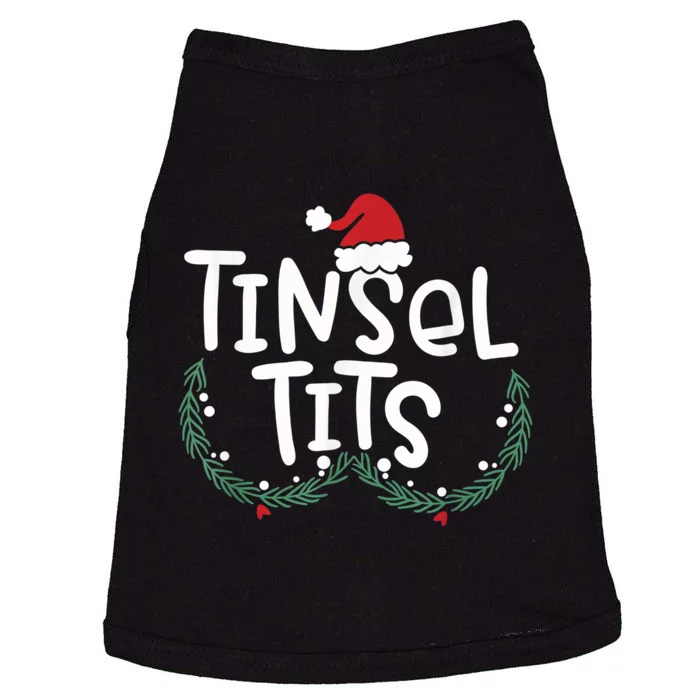 Jingle Balls Tinsel Tits Couples Christmas Matching Couple Doggie Tank