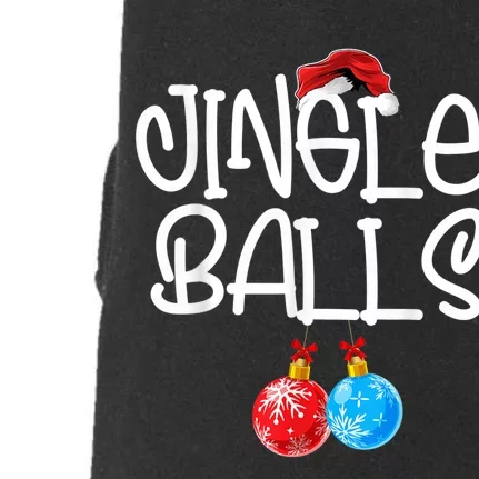 Jingle Balls Tinsel Tits Couple Funny Christmas Matching Doggie 3-End Fleece Hoodie