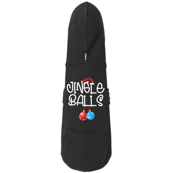 Jingle Balls Tinsel Tits Couple Funny Christmas Matching Doggie 3-End Fleece Hoodie