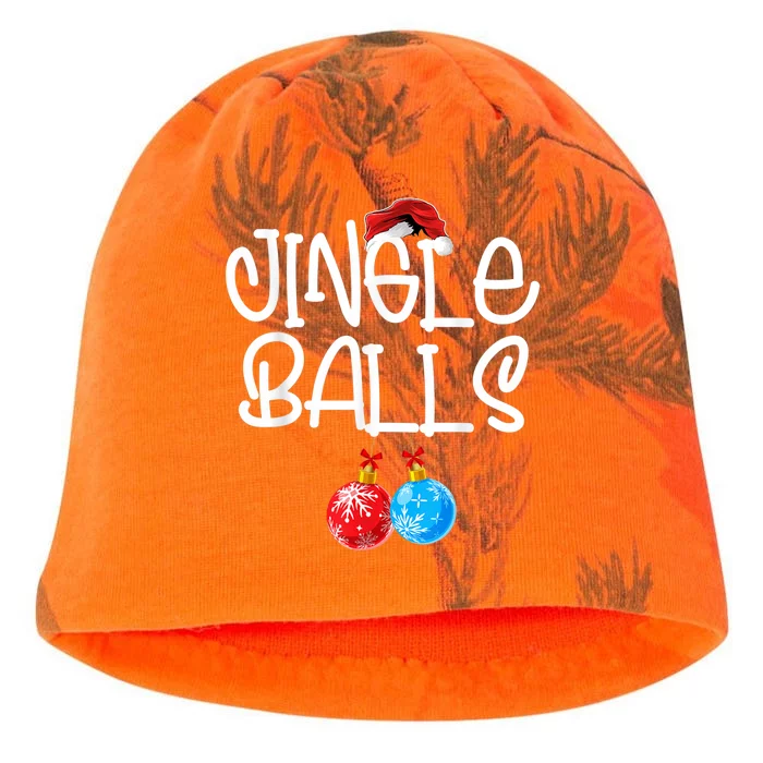 Jingle Balls Tinsel Tits Couple Funny Christmas Matching Kati - Camo Knit Beanie