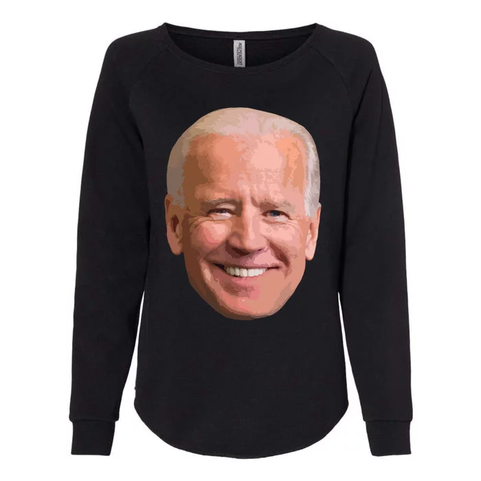 Joe Biden The Presidential Candidates Face On A Womens California Wash Sweatshirt