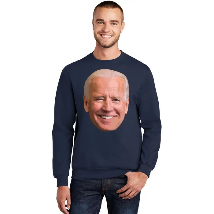 Joe Biden The Presidential Candidates Face On A Tall Sweatshirt