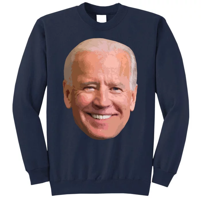 Joe Biden The Presidential Candidates Face On A Tall Sweatshirt