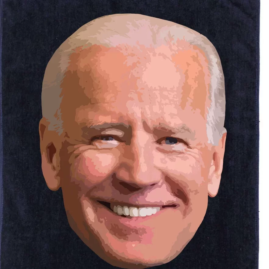 Joe Biden The Presidential Candidates Face On A Platinum Collection Golf Towel