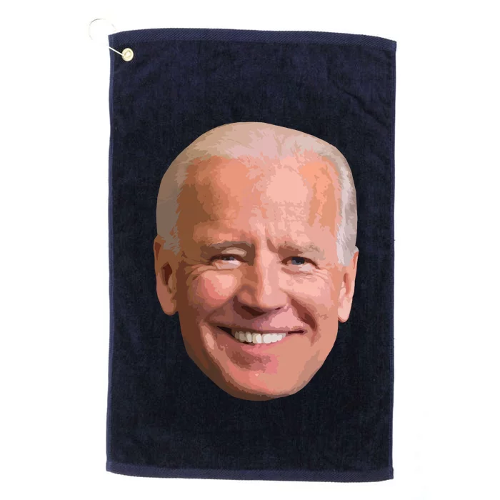 Joe Biden The Presidential Candidates Face On A Platinum Collection Golf Towel