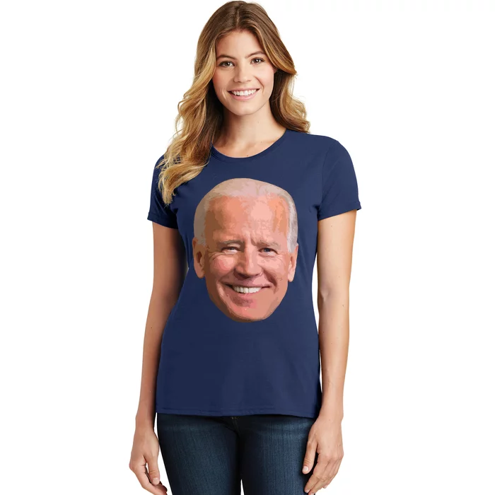 Joe Biden The Presidential Candidates Face On A Women's T-Shirt