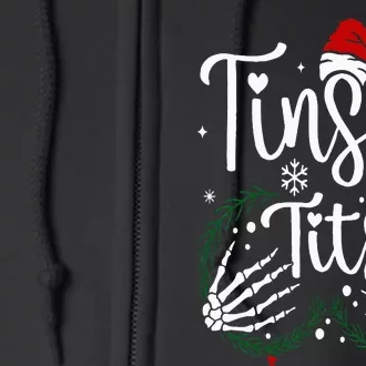 Jingle Balls Tinsel Tits Matching Christmas Couples Full Zip Hoodie