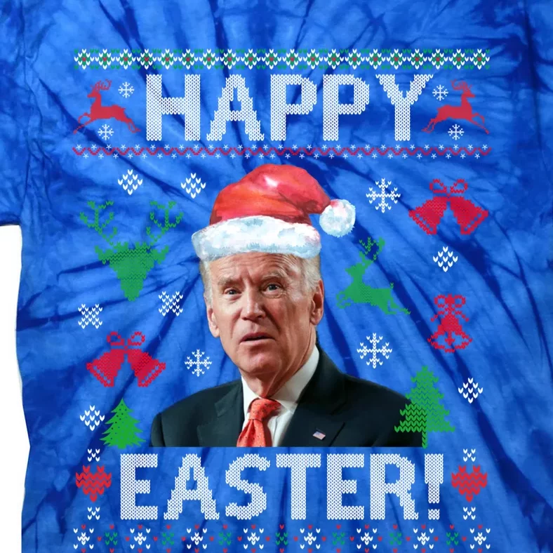 Joe Biden Ugly Christmas Biden Christmas Gift Tie-Dye T-Shirt