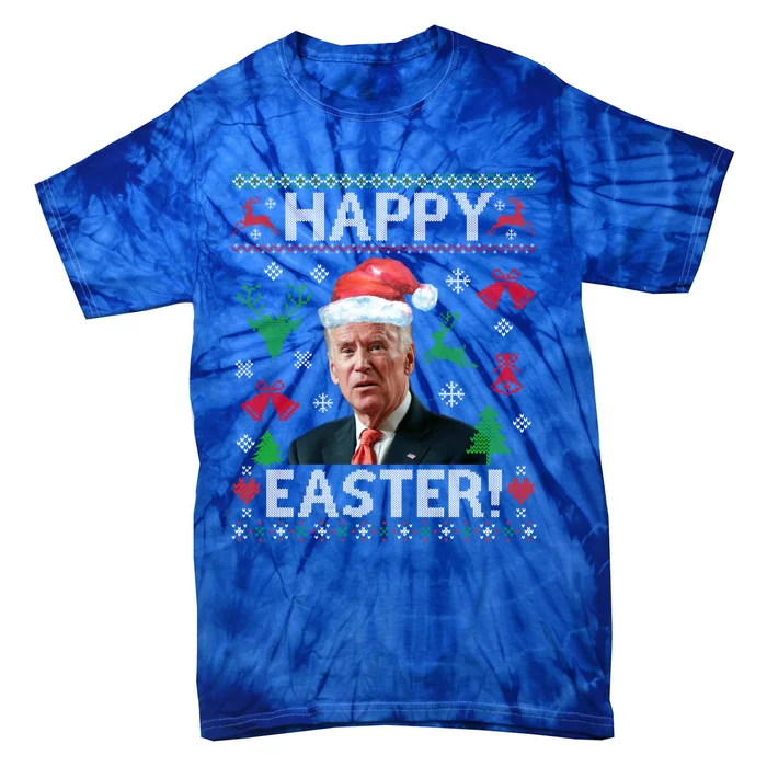 Joe Biden Ugly Christmas Biden Christmas Gift Tie-Dye T-Shirt