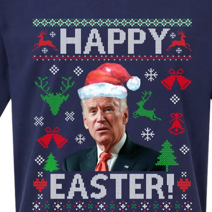 Joe Biden Ugly Christmas Biden Christmas Gift Sueded Cloud Jersey T-Shirt