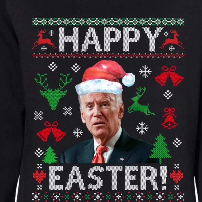 Joe Biden Ugly Christmas Biden Christmas Funny Gift Womens California Wash Sweatshirt