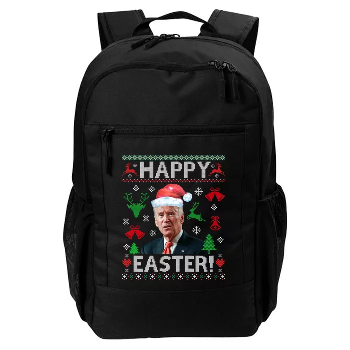 Joe Biden Ugly Christmas Sweater, Biden Christmas Sweater Daily Commute Backpack