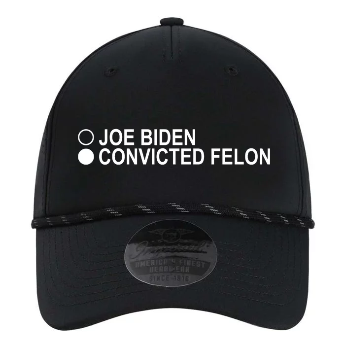 Joe Biden Vs Convicted Felon Funny Ballot Paper Voting Humor Performance The Dyno Cap