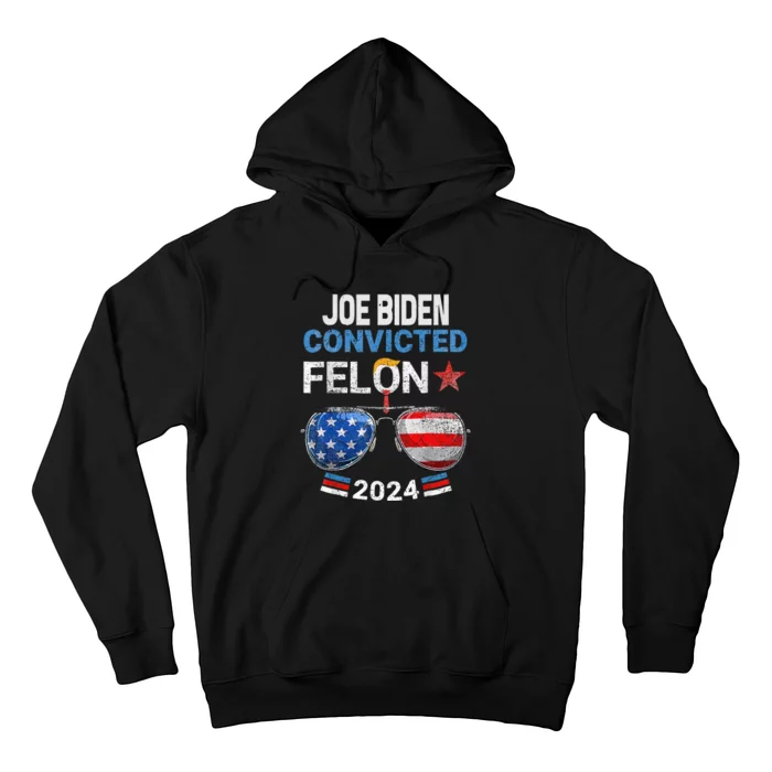 Joe Biden Vs Convicted Felon Hoodie