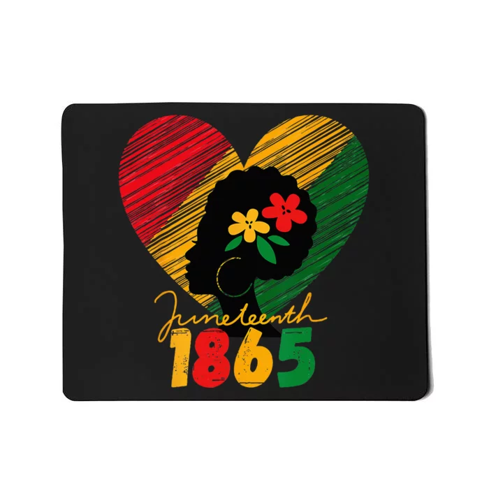 Juneteenth Black Wo remembering My Ancestors Mousepad