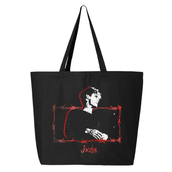 Jxdn Barbed Wire Portrait 25L Jumbo Tote