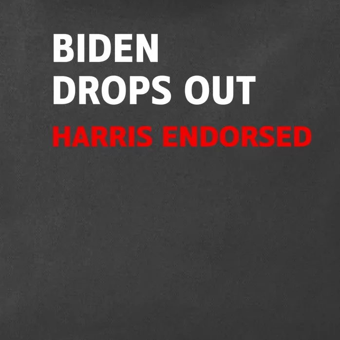 Joe Biden Withdraws Reelection Bid Endorses Kamala Harris For President Zip Tote Bag