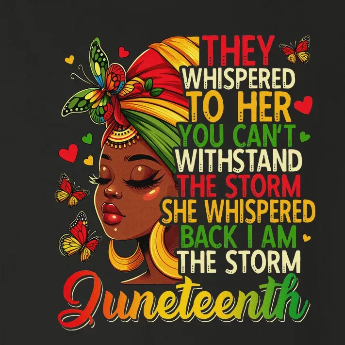 Juneteenth Black Women Girl Black Freedom 1865 History Month Toddler Long Sleeve Shirt