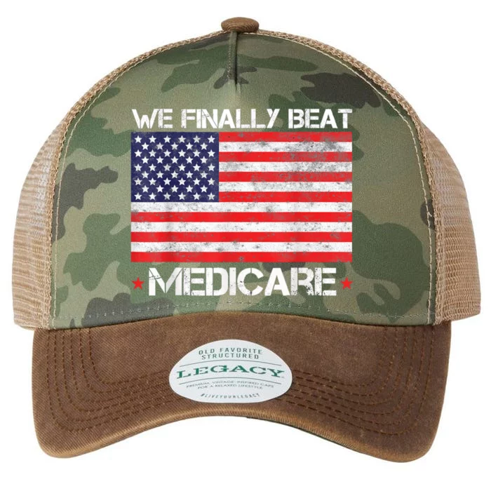 Joe Biden We Finally Beat Medicare Legacy Tie Dye Trucker Hat