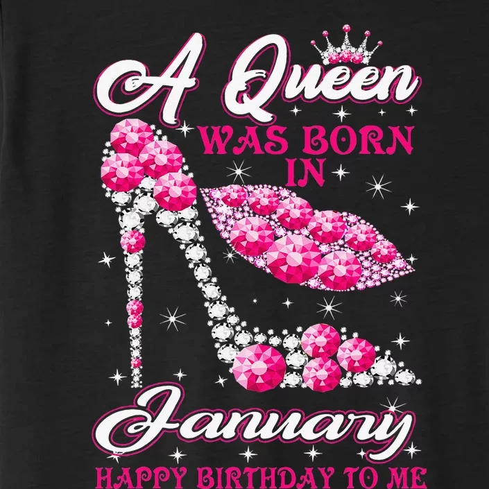 January Birthday Wo Party KissHigh Heel ChromaSoft Performance T-Shirt