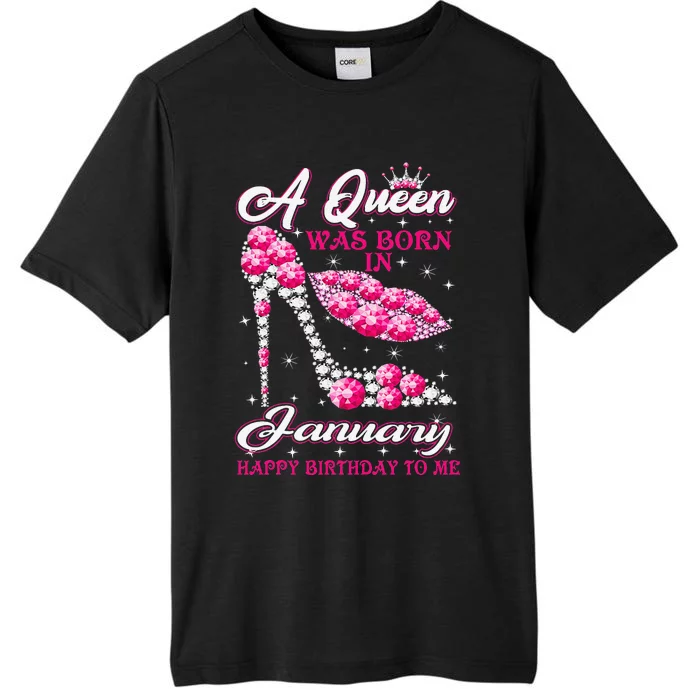 January Birthday Wo Party KissHigh Heel ChromaSoft Performance T-Shirt