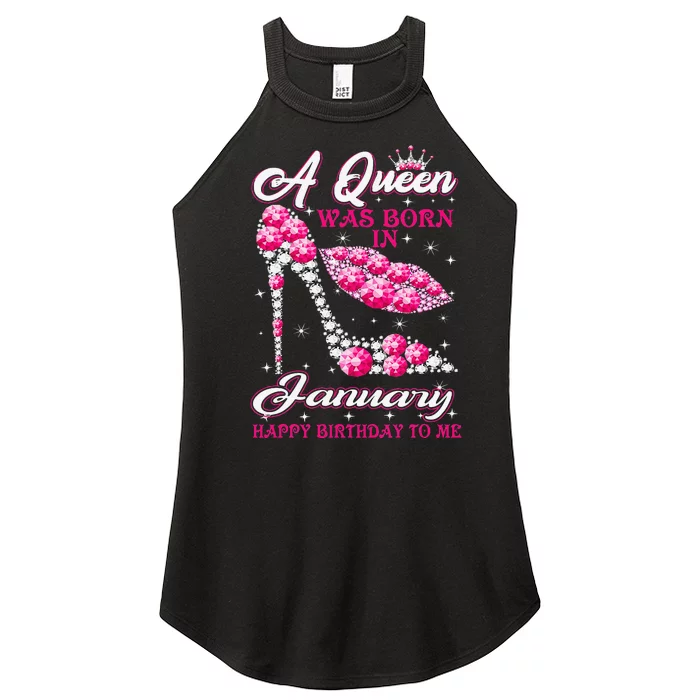 January Birthday Wo Party KissHigh Heel Women’s Perfect Tri Rocker Tank