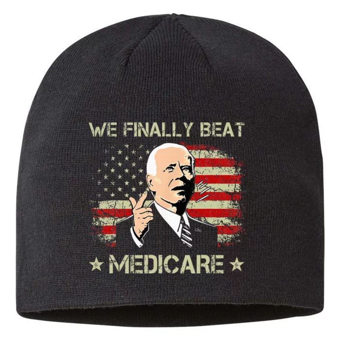 Joe Biden We Finally Beat Medicare 8 1/2in Sustainable Knit Beanie