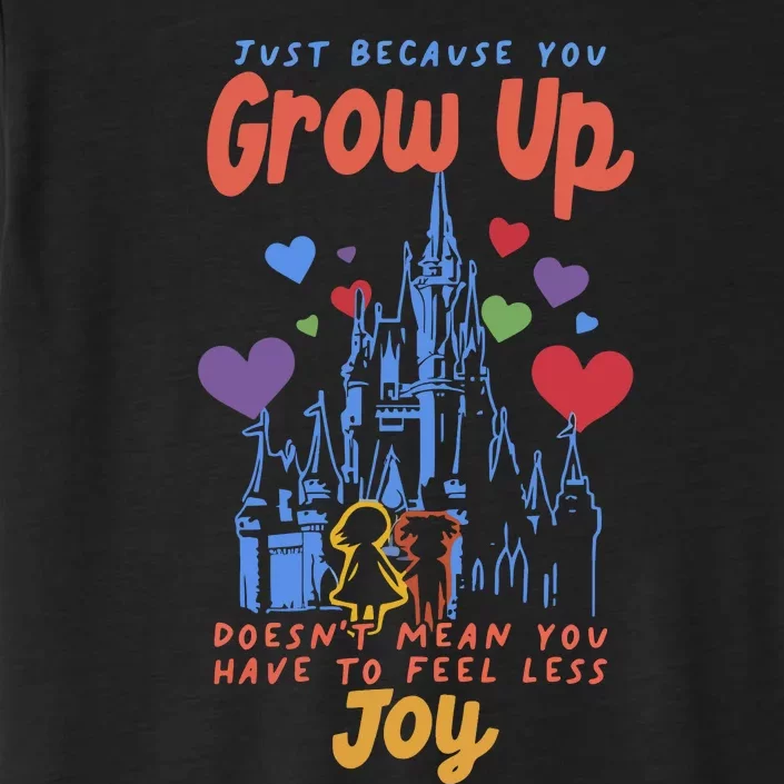 Just Because You Grow Up DoesnT Mean You Have To Feel Less Joy ChromaSoft Performance T-Shirt