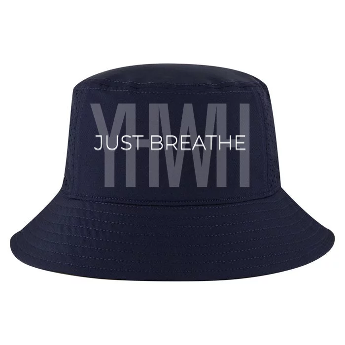 Just Breathe Yhwh (Yahweh) Minimal Design Great Gift Cool Comfort Performance Bucket Hat