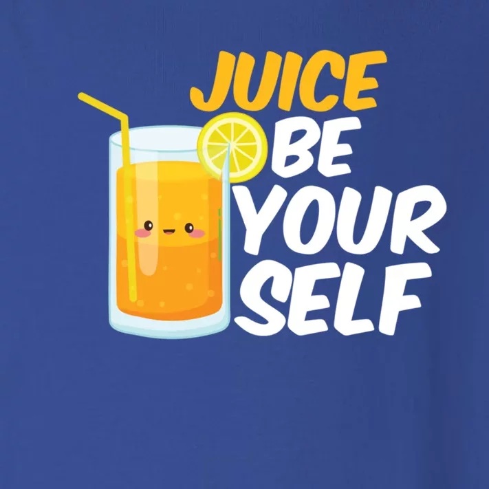 Juice Be Yours Funny Orange Juice Pun Fruit Juice Humor Gift Toddler Long Sleeve Shirt