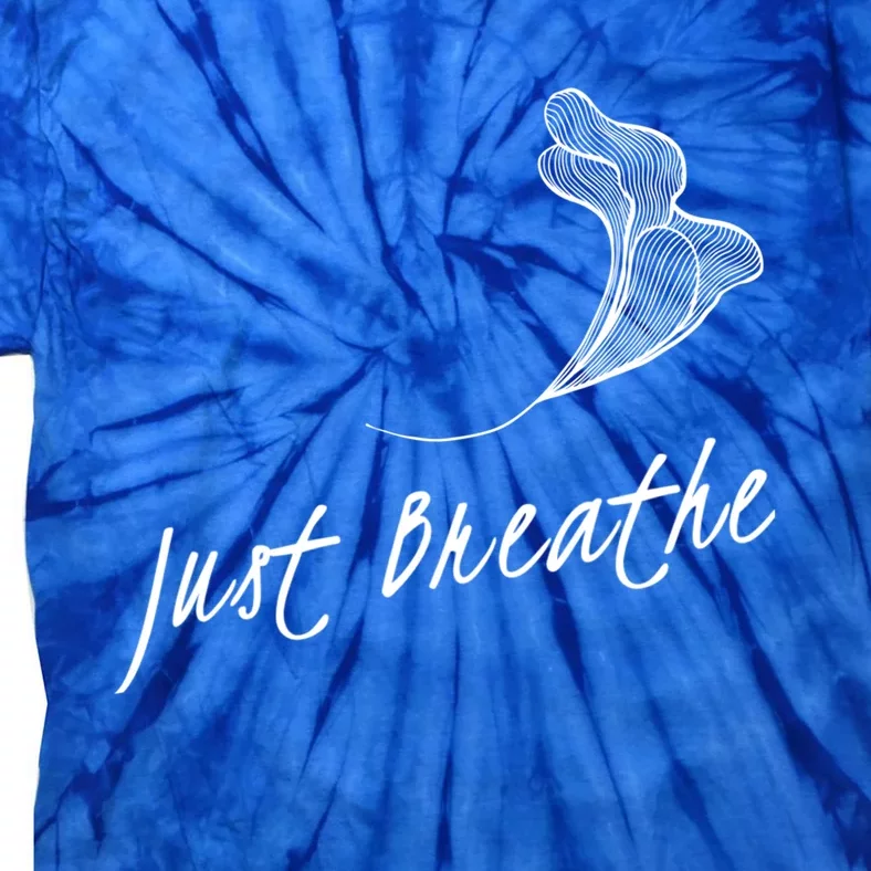 Just Breathe Yoga Gift Tie-Dye T-Shirt