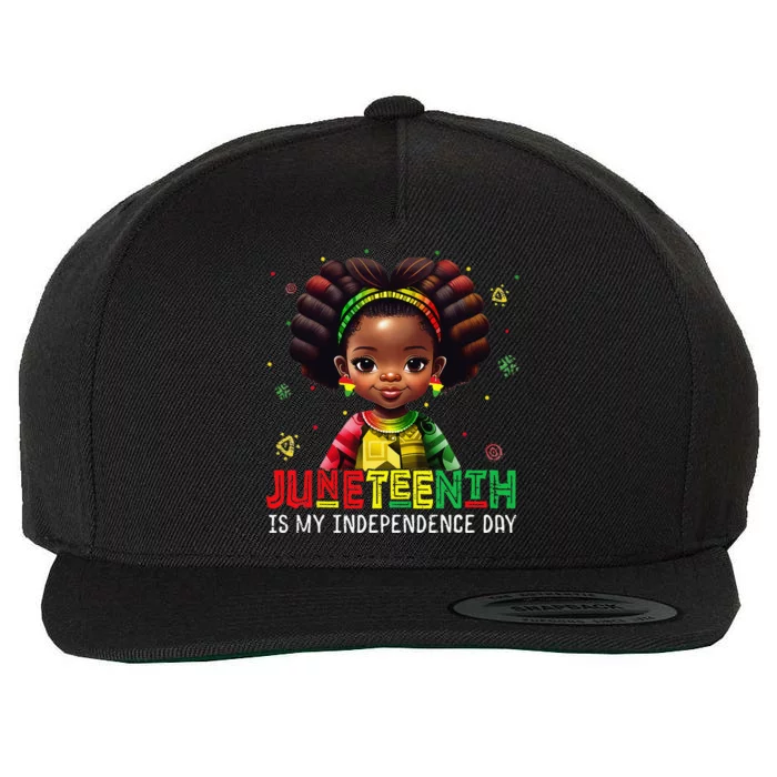 Juneteenth Celebrating 1865 Cute Black Wool Snapback Cap