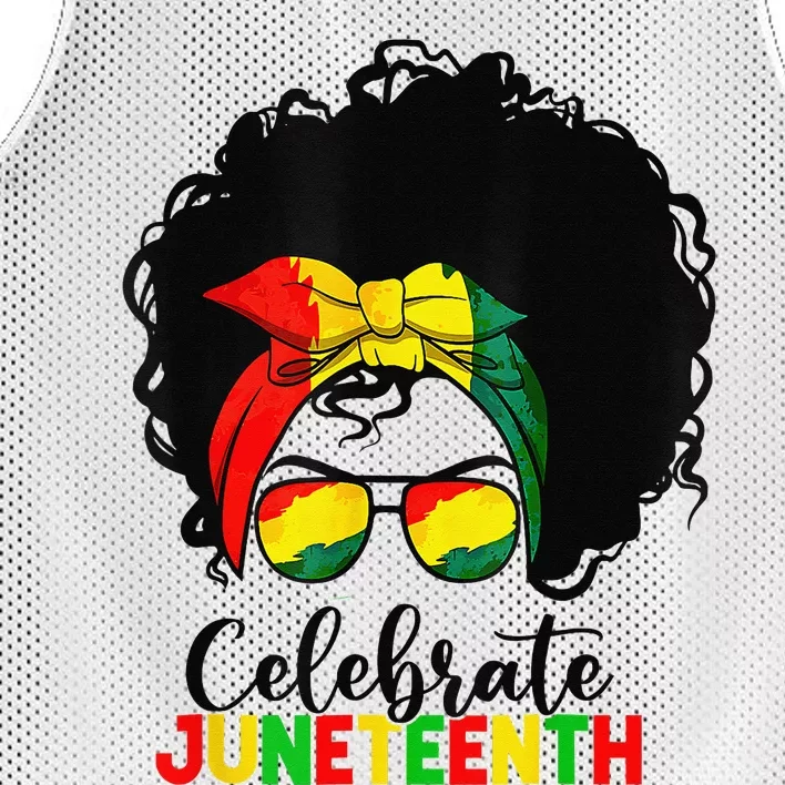 Juneteenth Celebrate 1865 Black History American African Mesh Reversible Basketball Jersey Tank