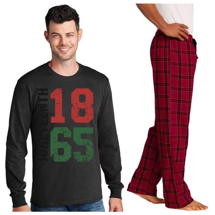 Juneteenth Celebrating 1865 Black American History Gift Long Sleeve Pajama Set