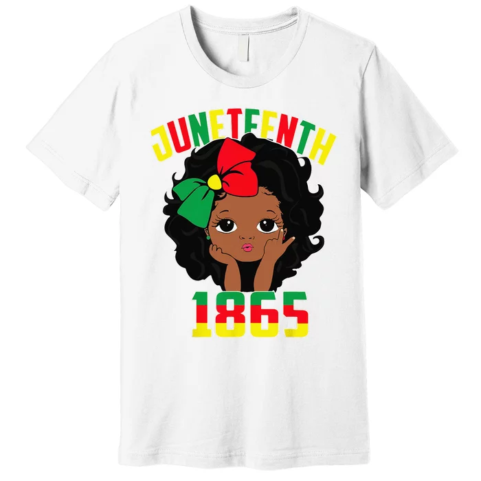 Juneteenth Celebrating 1865 Cute African Black Premium T-Shirt